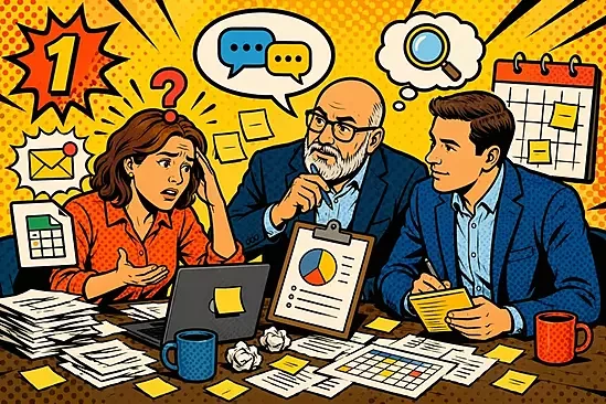 illustration showing that step 1 is to assess the situation 